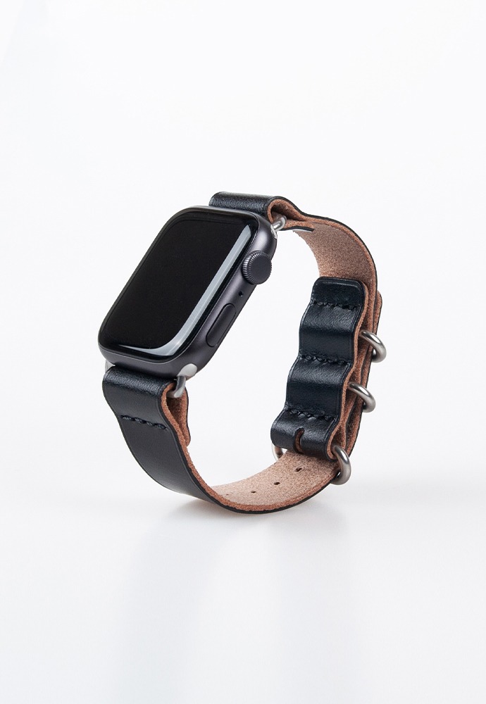 Apple Watch Starp Bridle Leather (Man)_ Silver
