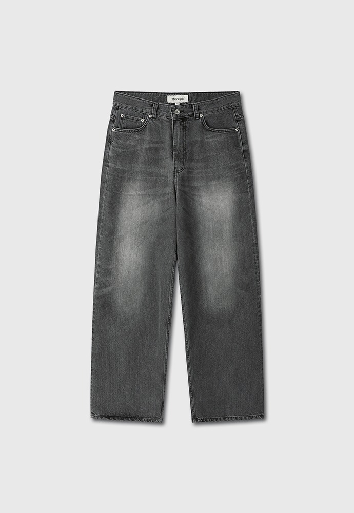 Wide-Leg Cut Denim Jeans_ Light Washed Grey